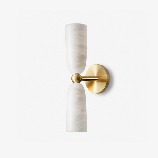 Alabaster Bell Wall Sconce