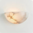 Alabaster Crescent Wall Sconce