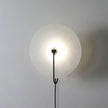 Alabaster Disc LED Plug-In Wall Lamp