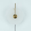 Alabaster Disc LED Plug-In Wall Lamp