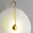 Alabaster Disc LED Plug-In Wall Lamp