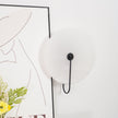 Alabaster Disc LED Plug-In Wall Lamp