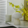 Alabaster Mushroom Dome Table Lamp