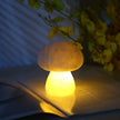 Alabaster Mushroom Dome Table Lamp