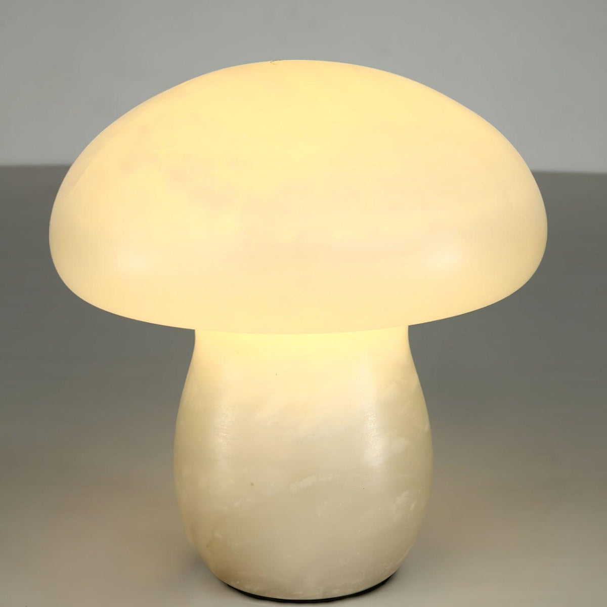Alabaster Mushroom Dome Table Lamp