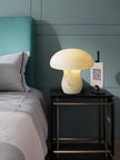 Alabaster Mushroom Dome Table Lamp