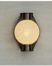 Alabaster Orb Brass Wall Sconce