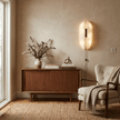 Alabaster Panel Plug-In Wall Sconce