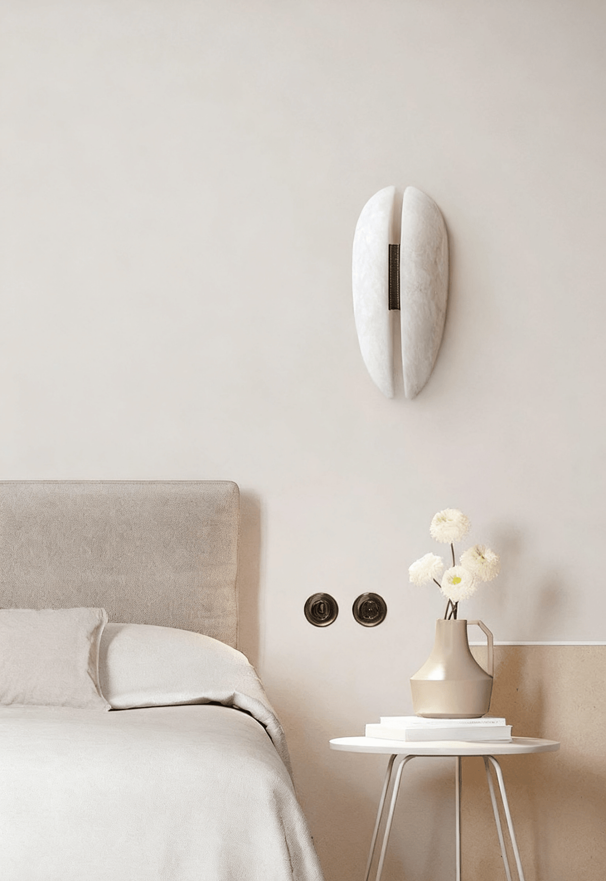 Alabaster Veil Panel Wall Sconce