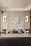 Alabaster Veil Panel Wall Sconce