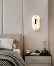 Alabaster Veil Panel Wall Sconce