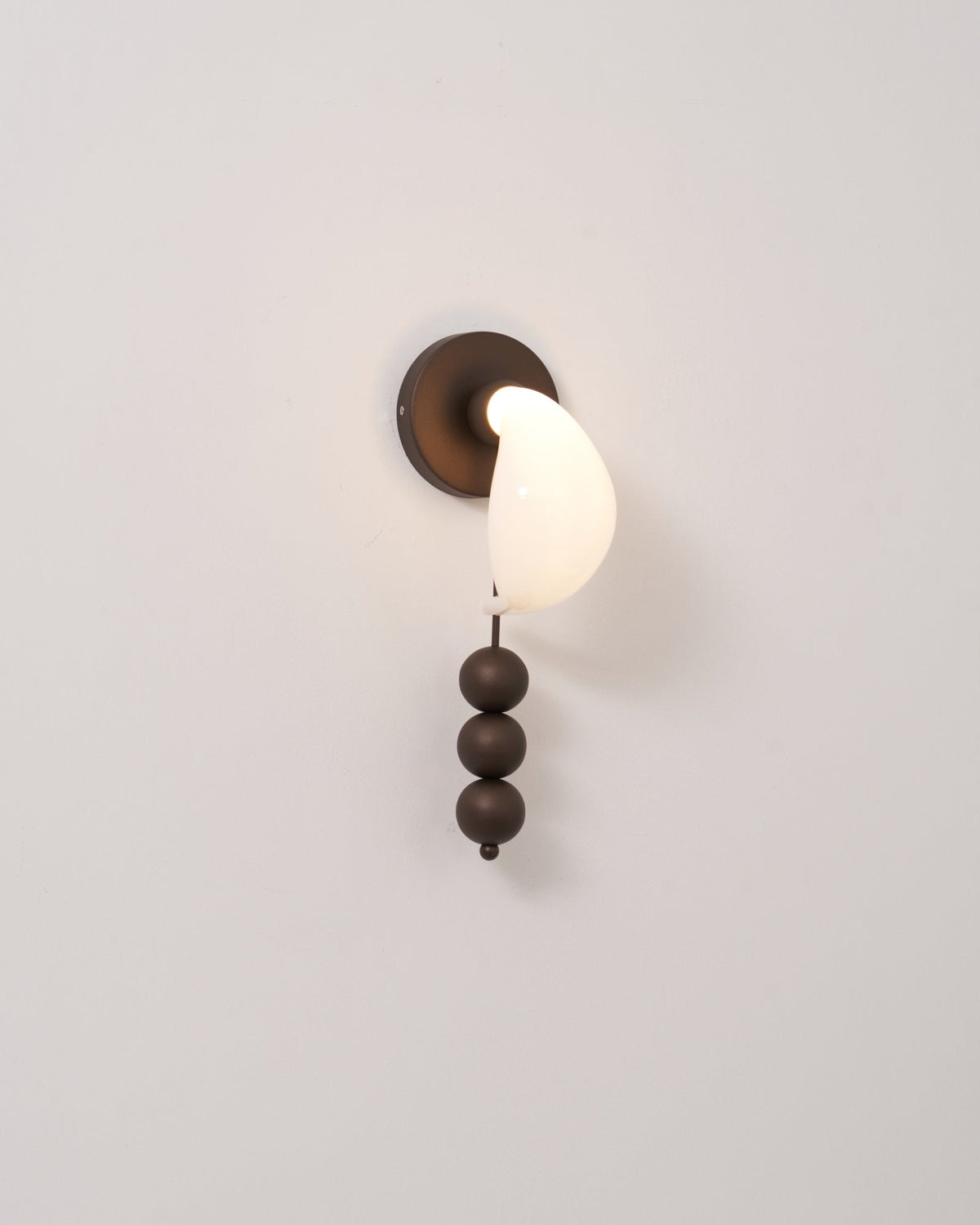 Opal Glass Petal Wall Sconce