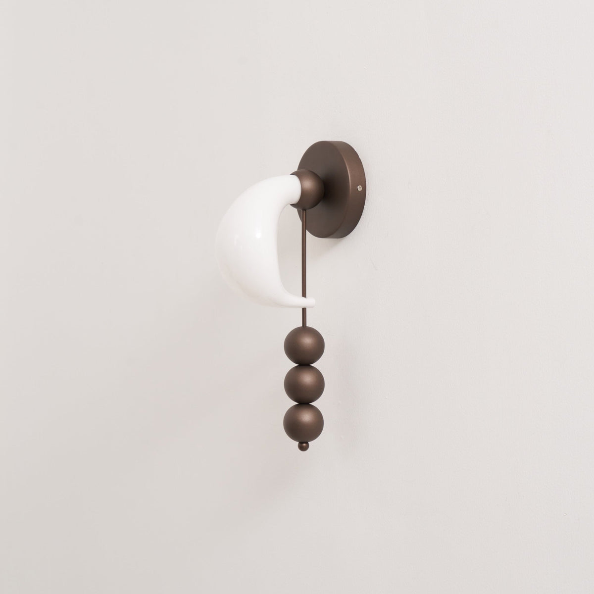 Opal Glass Petal Wall Sconce