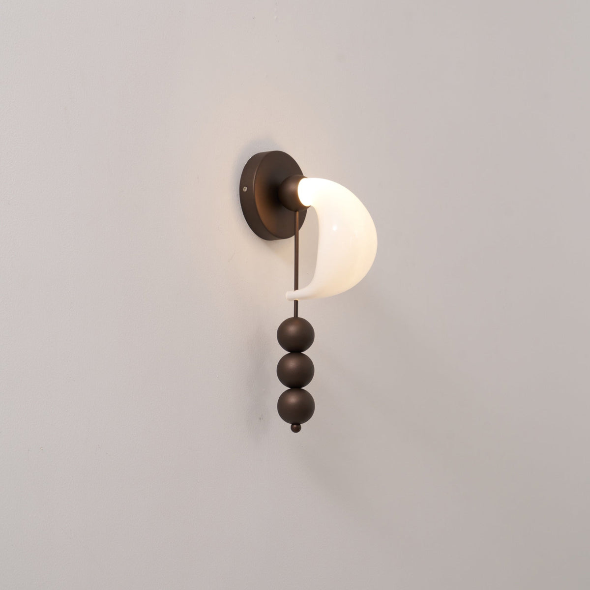 Opal Glass Petal Wall Sconce