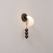 Opal Glass Petal Wall Sconce
