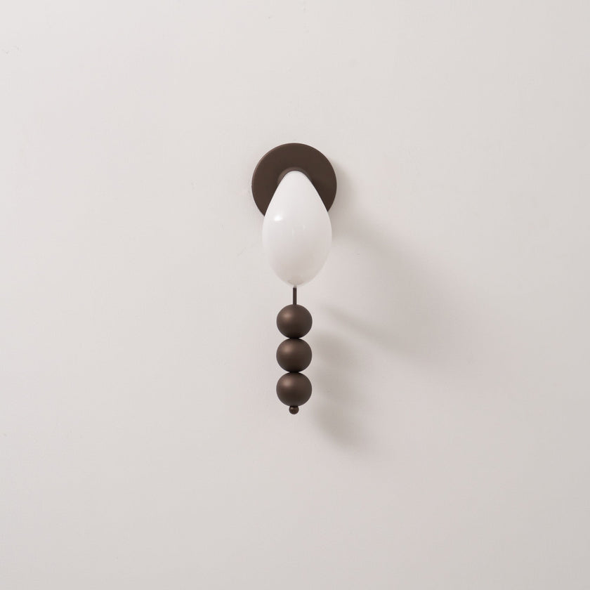 Opal Glass Petal Wall Sconce