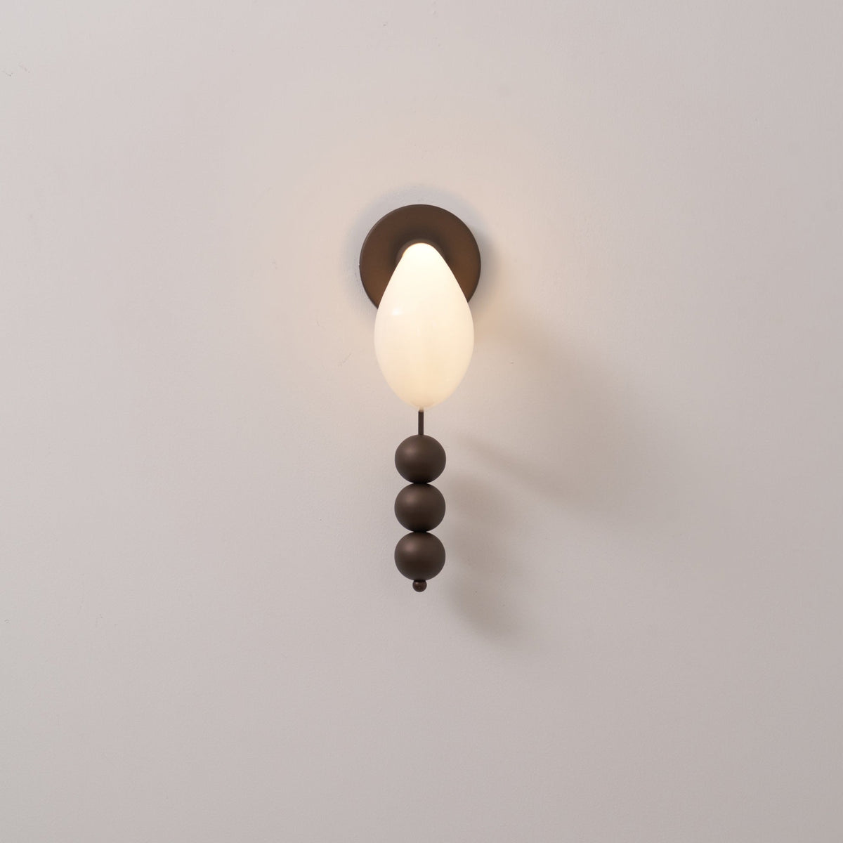 Opal Glass Petal Wall Sconce