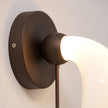Opal Glass Petal Wall Sconce