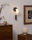 Opal Glass Petal Wall Sconce