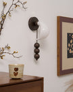 Opal Glass Petal Wall Sconce