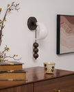 Opal Glass Petal Wall Sconce