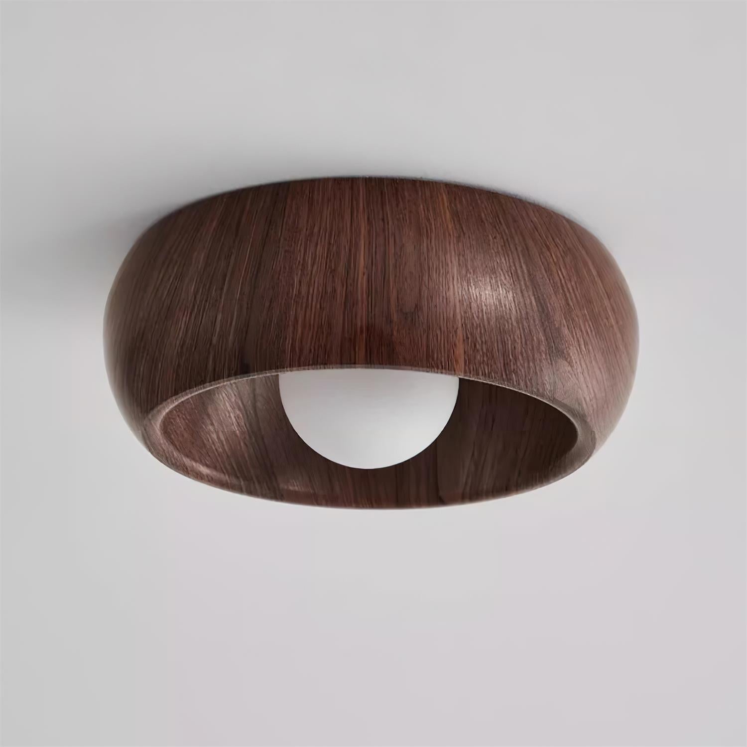 Metal & Glass LED Ceiling Light
