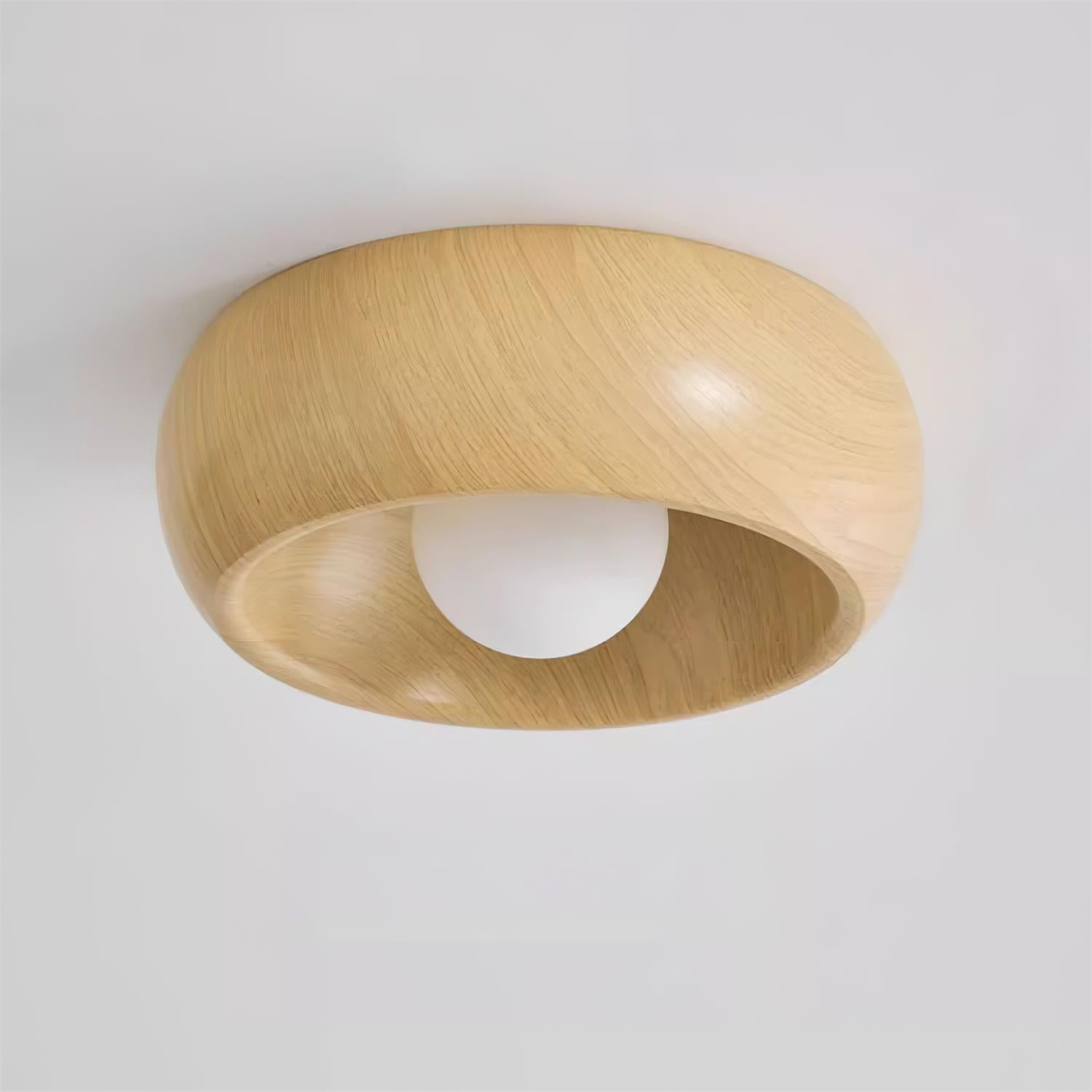 Metal & Glass LED Ceiling Light