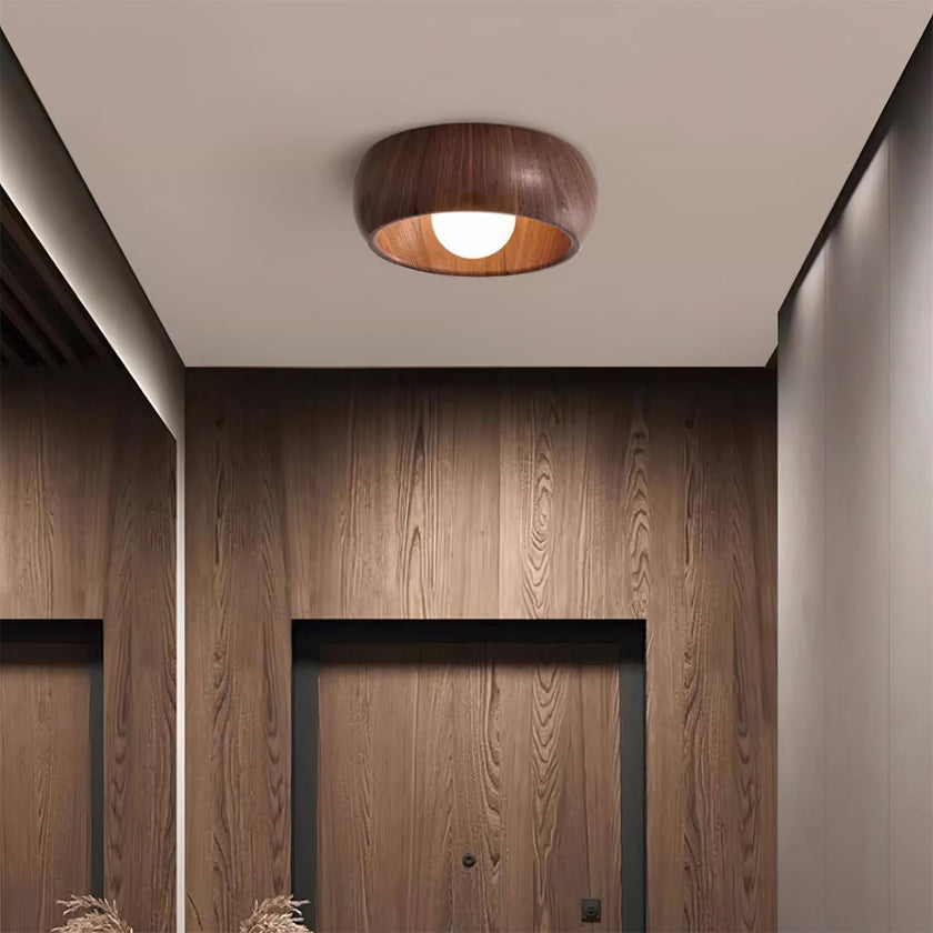 Metal & Glass LED Ceiling Light