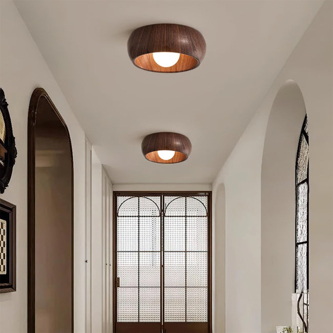 Metal & Glass LED Ceiling Light