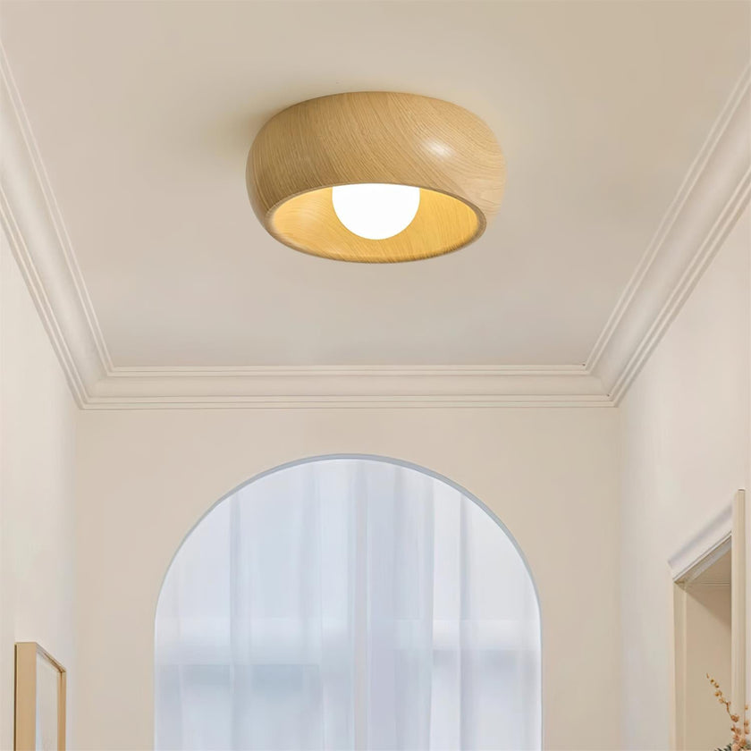 Metal & Glass LED Ceiling Light