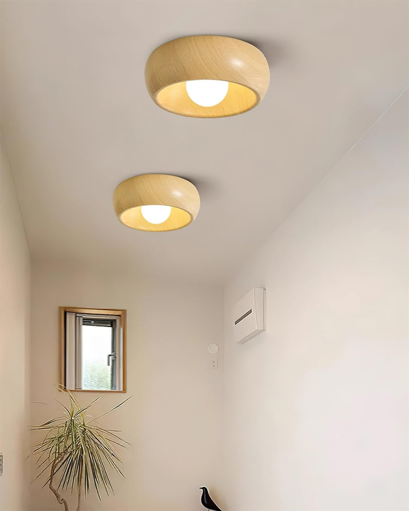 Metal & Glass LED Ceiling Light