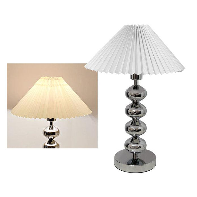 Pleated Fabric Table Lamp