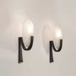 Alabaster Brass Cylinder Wall Lamp