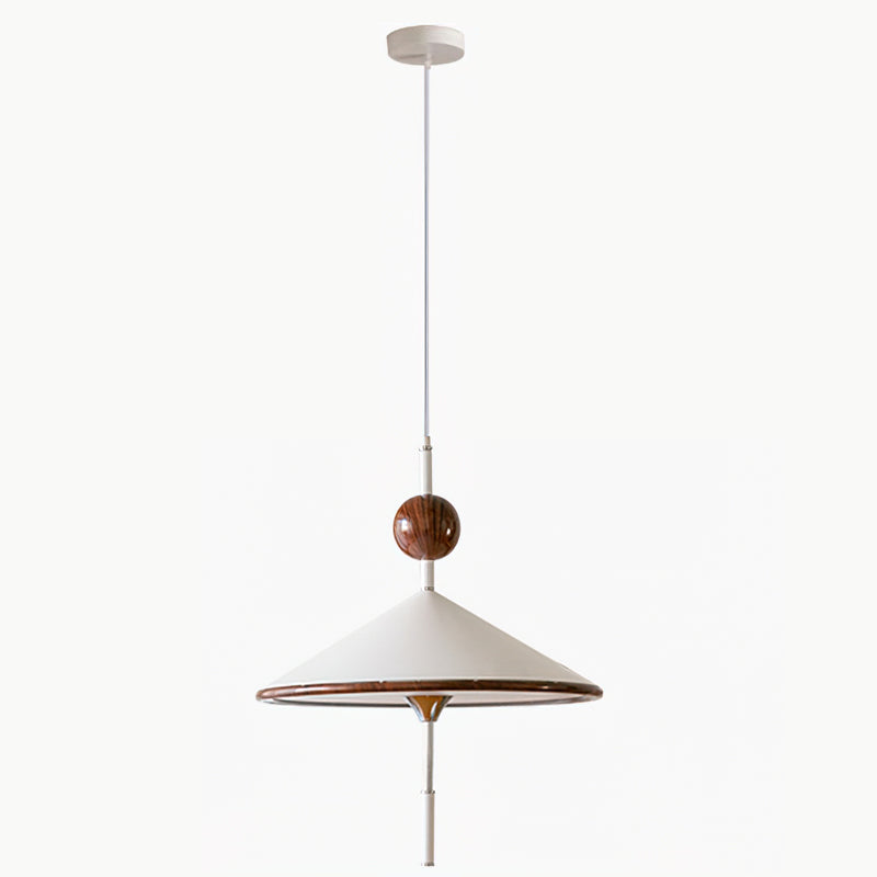 Metal & Acrylic Cone Pendant Lamp