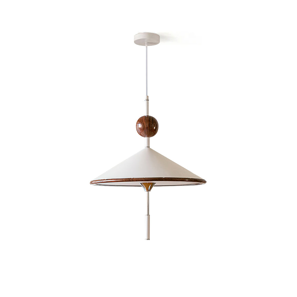 Metal & Acrylic Cone Pendant Lamp