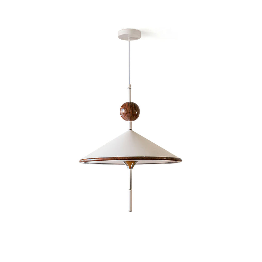 Metal & Acrylic Cone Pendant Lamp