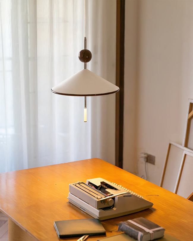 Metal & Acrylic Cone Pendant Lamp