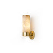 Alabaster & Brass Wall Sconce