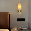 Alabaster & Brass Wall Sconce