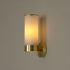 Alabaster & Brass Wall Sconce