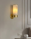 Alabaster & Brass Wall Sconce