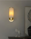 Alabaster & Brass Wall Sconce