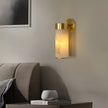 Alabaster & Brass Wall Sconce