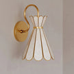 Brass & Shell Botanical Wall Light