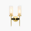 Brass Glass Candlestick Wall Sconce