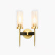 Brass Glass Candlestick Wall Sconce