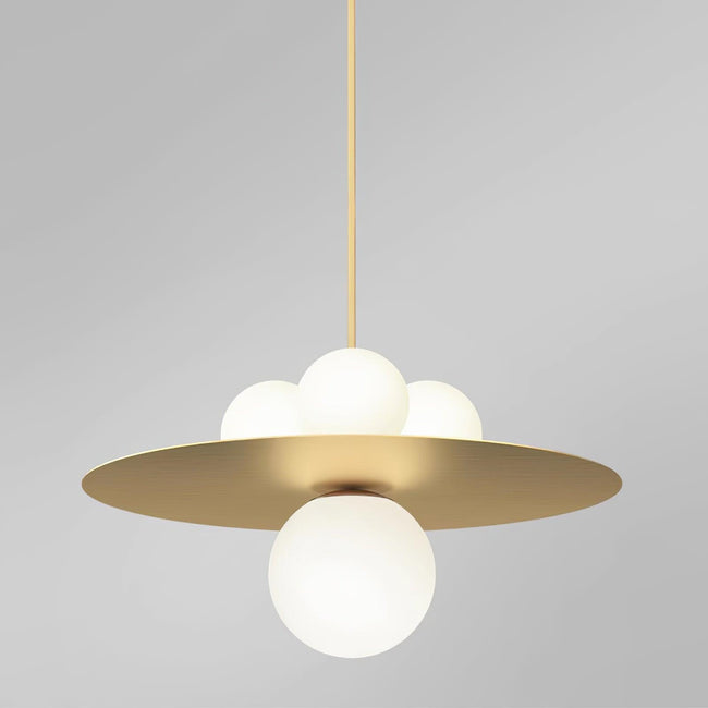 Frosted Glass Dome Pendant Light