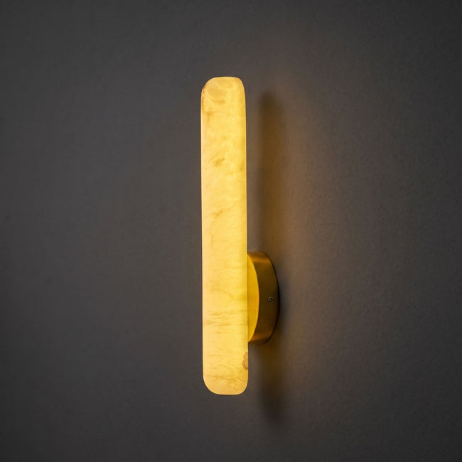 Alabaster Column Glow Wall Sconce