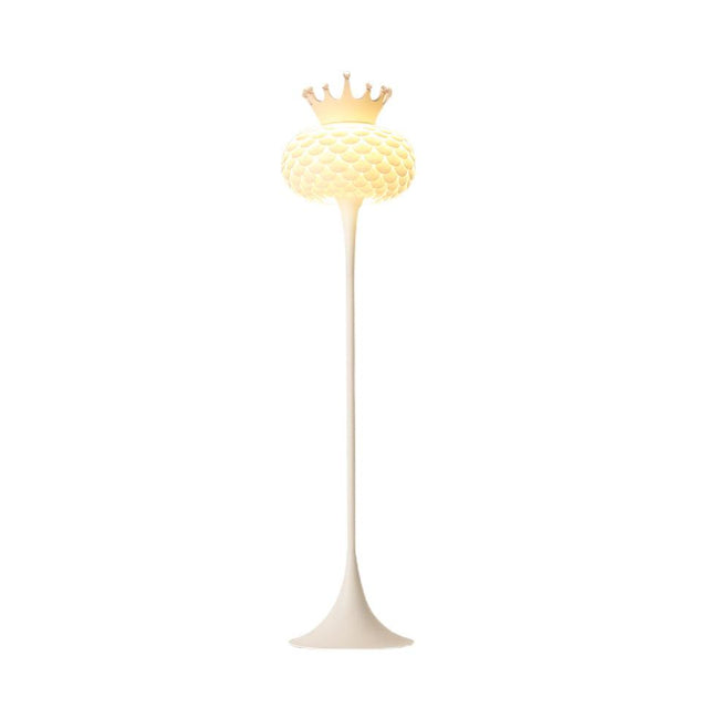 Crystal Crown Column Floor Lamp