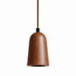 Wood Tapered Cone Pendant Light